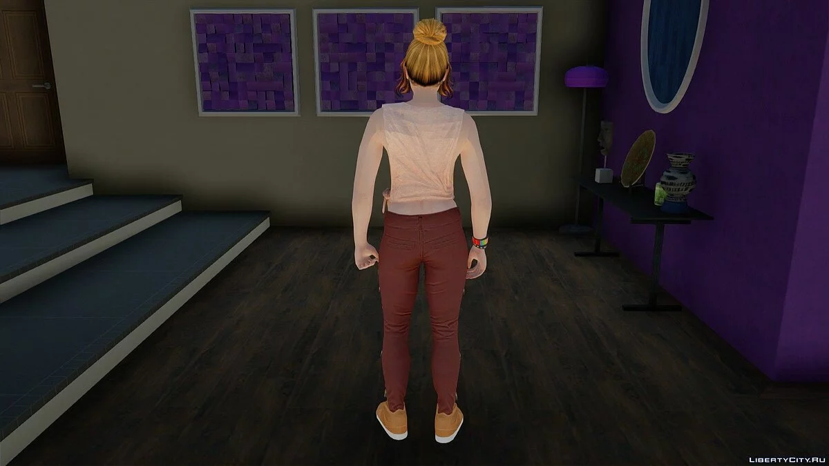 Випадковий скин дівчини Outher 3 з GTA Online / GTA San Andreas