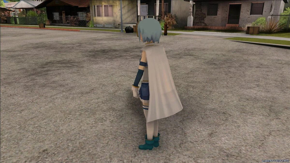 Sayaka Miki from Puella Magi Madoka Magica / GTA San Andreas