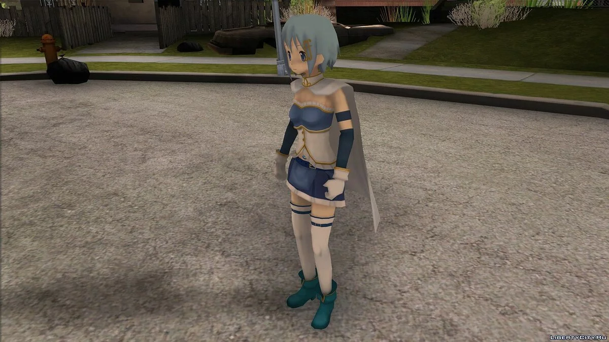Sayaka Miki from Puella Magi Madoka Magica / GTA San Andreas