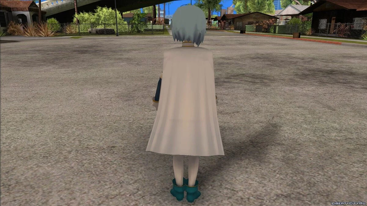 Sayaka Miki from Puella Magi Madoka Magica / GTA San Andreas