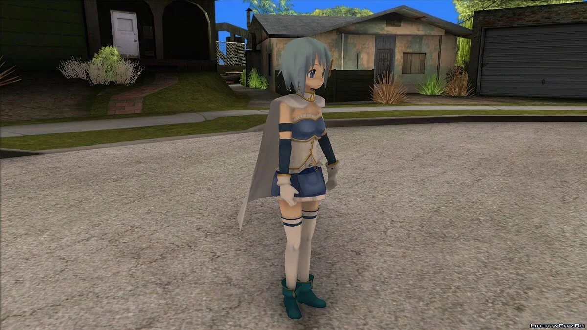 Sayaka Miki from Puella Magi Madoka Magica / GTA San Andreas