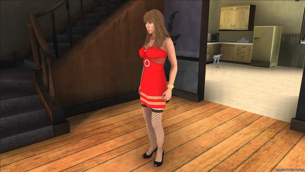 来自《如龙6》的咲 / GTA San Andreas