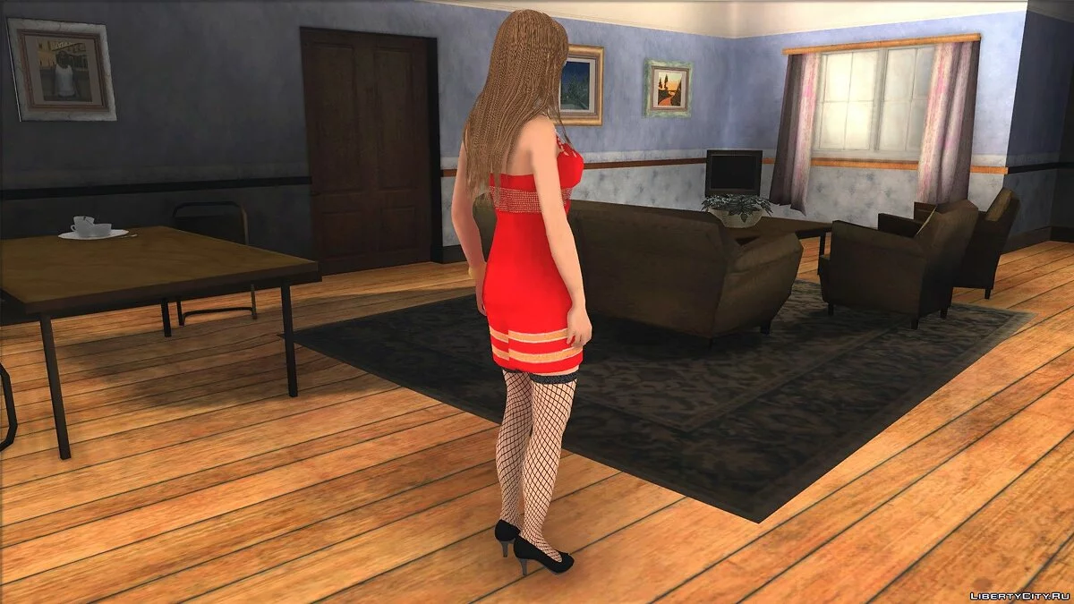 来自《如龙6》的咲 / GTA San Andreas