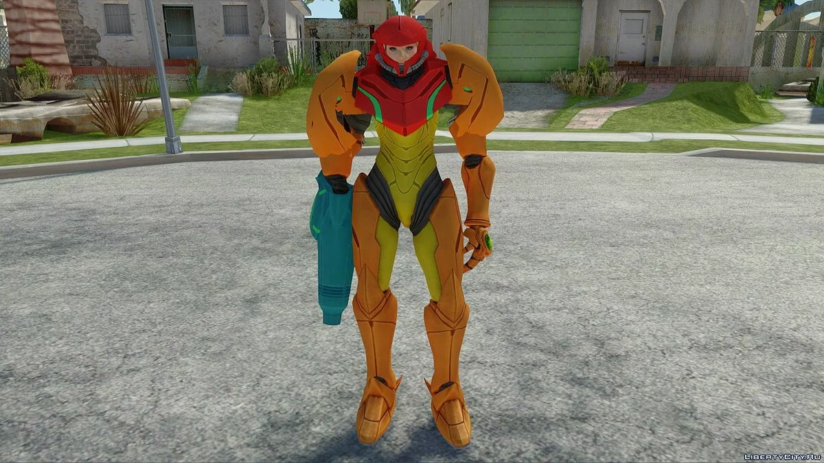 Robot Samus Aran / GTA San Andreas