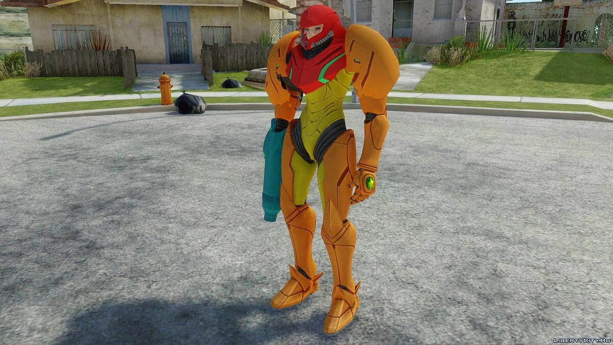 Robot Samus Aran / GTA San Andreas
