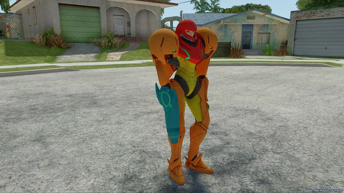 Robot Samus Aran / GTA San Andreas