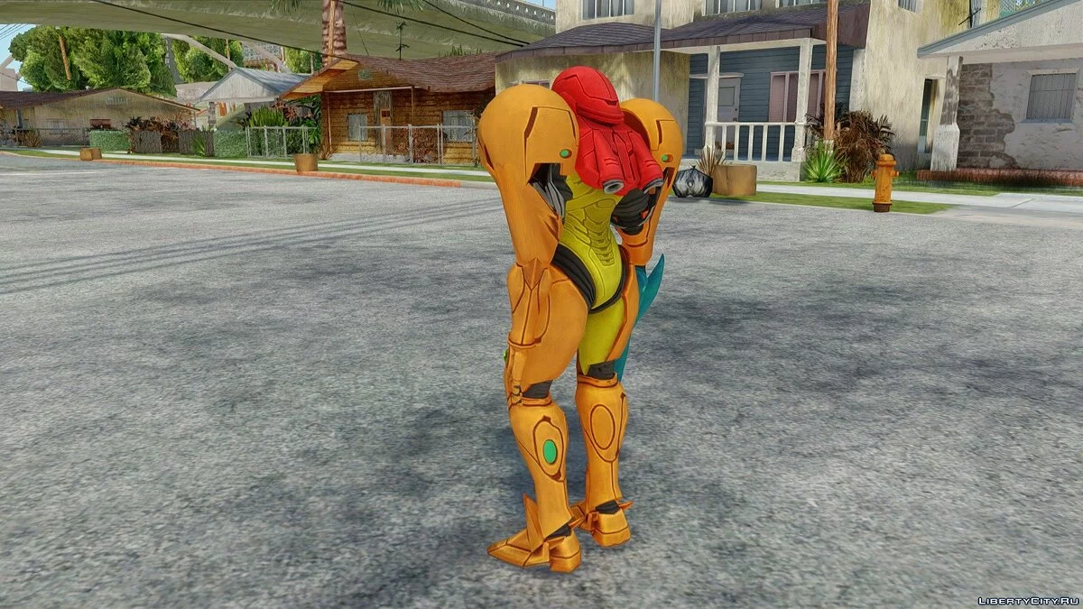 Robot Samus Aran / GTA San Andreas