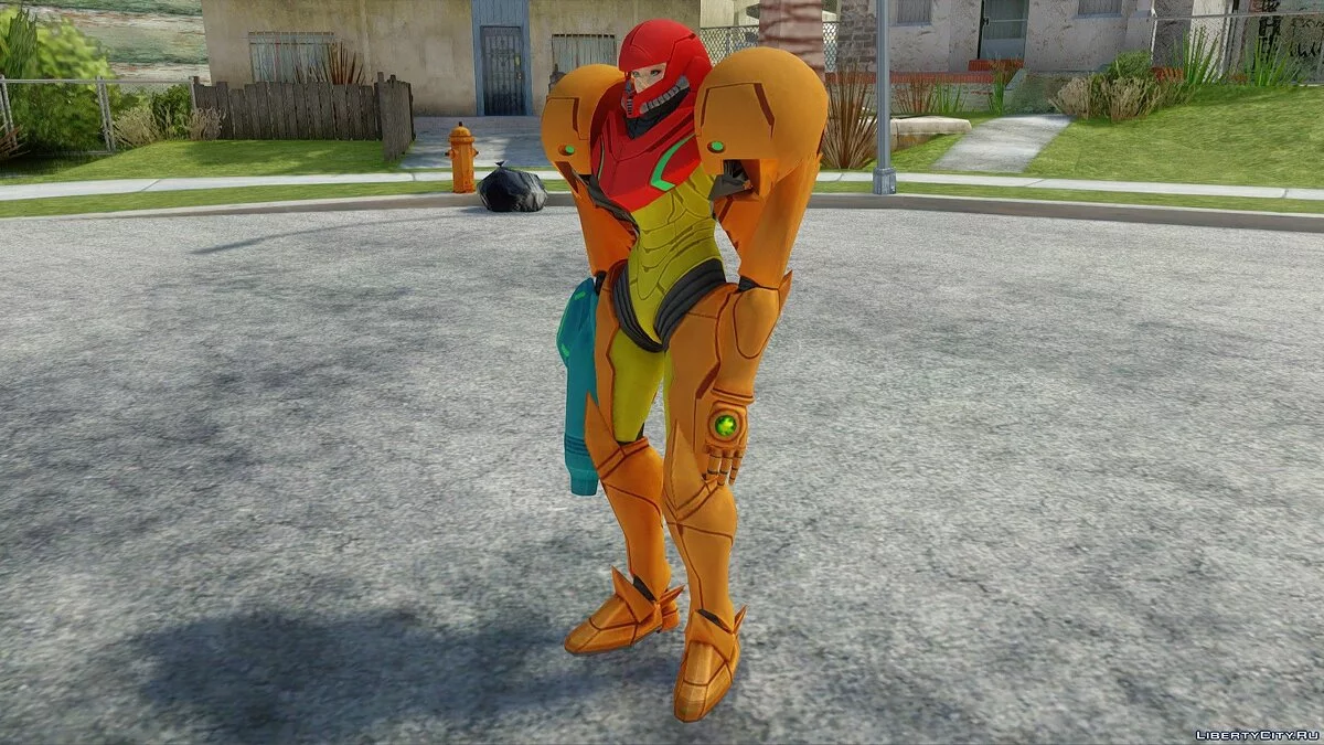 Robot Samus Aran / GTA San Andreas