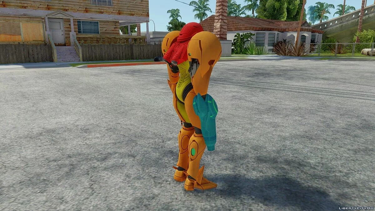Robot Samus Aran / GTA San Andreas