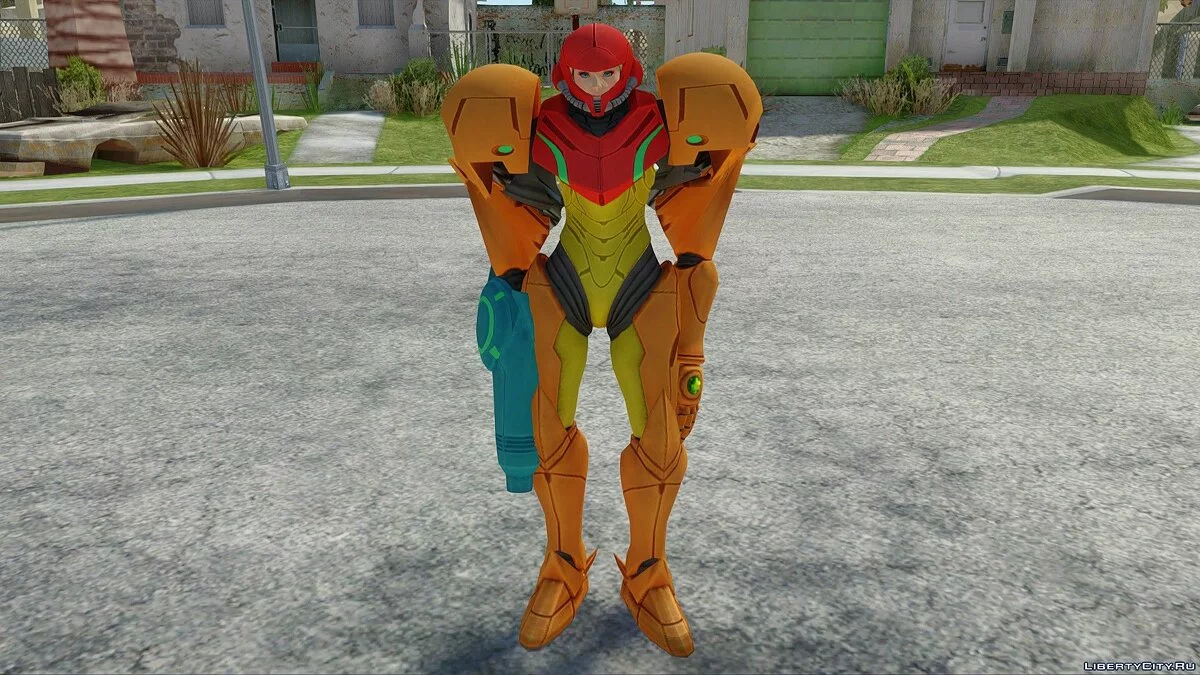 Robot Samus Aran / GTA San Andreas