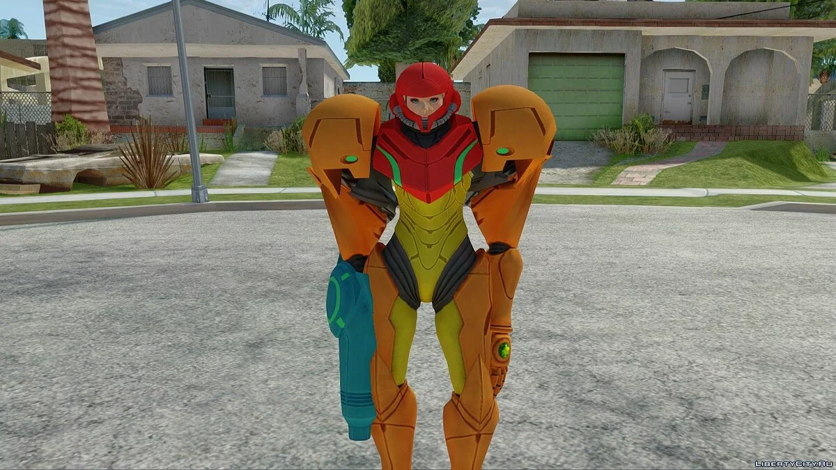 Robot Samus Aran / GTA San Andreas