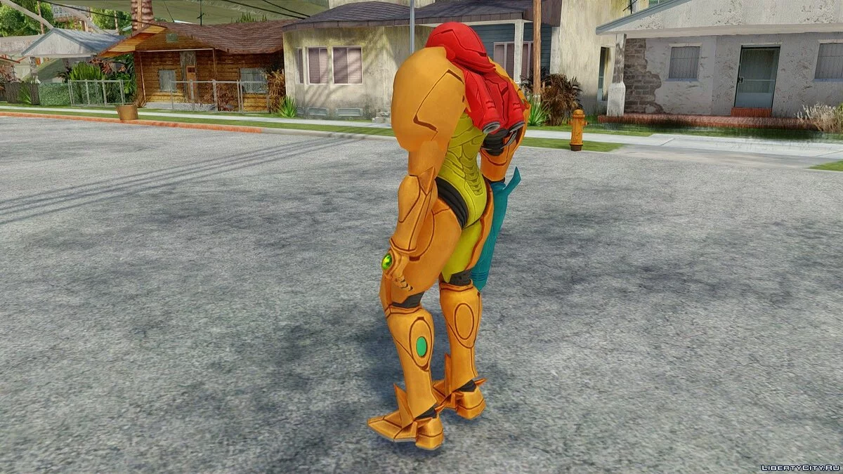 Robot Samus Aran / GTA San Andreas