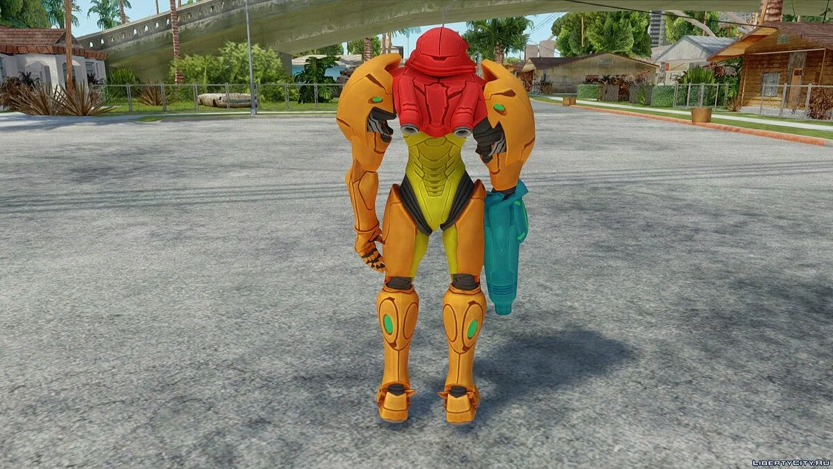 Robot Samus Aran / GTA San Andreas