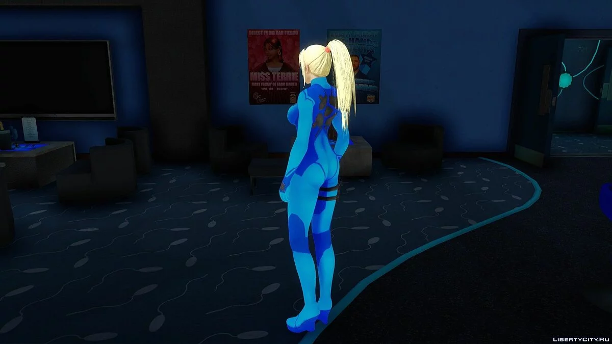 Sarah Samus from Dead or Alive 5 / GTA San Andreas
