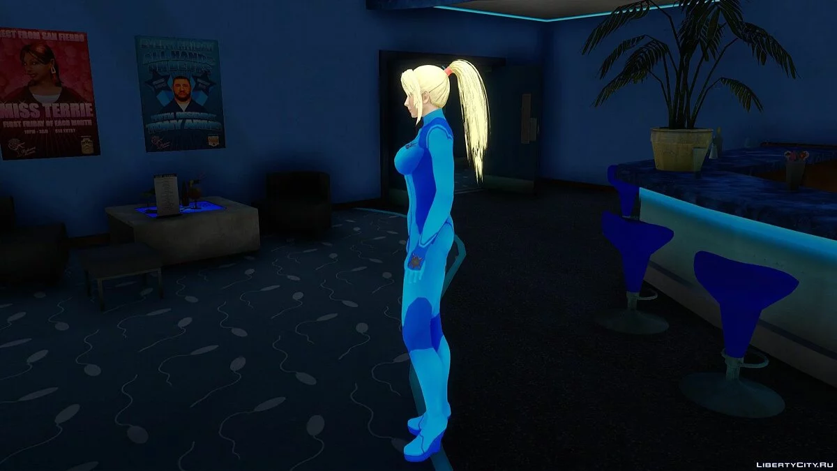Sarah Samus from Dead or Alive 5 / GTA San Andreas