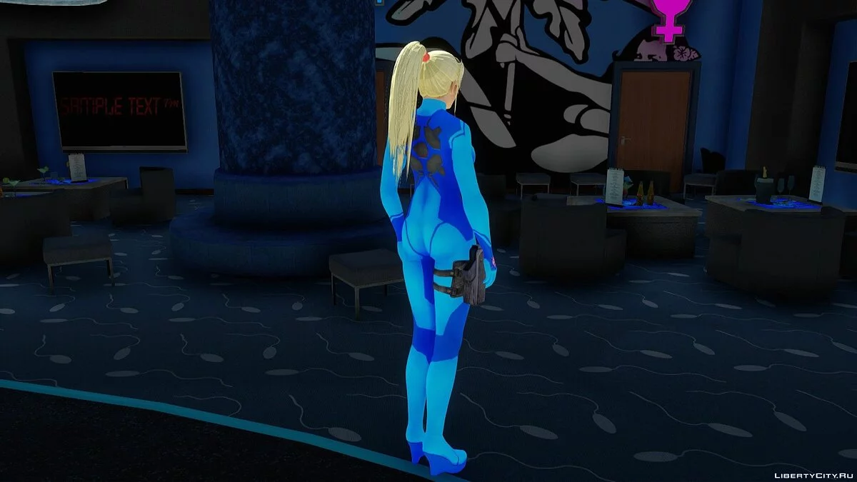 Sarah Samus from Dead or Alive 5 / GTA San Andreas