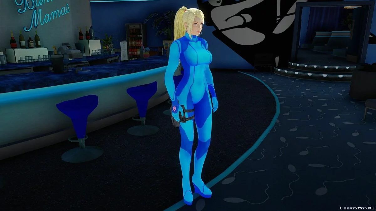 Sarah Samus from Dead or Alive 5 / GTA San Andreas