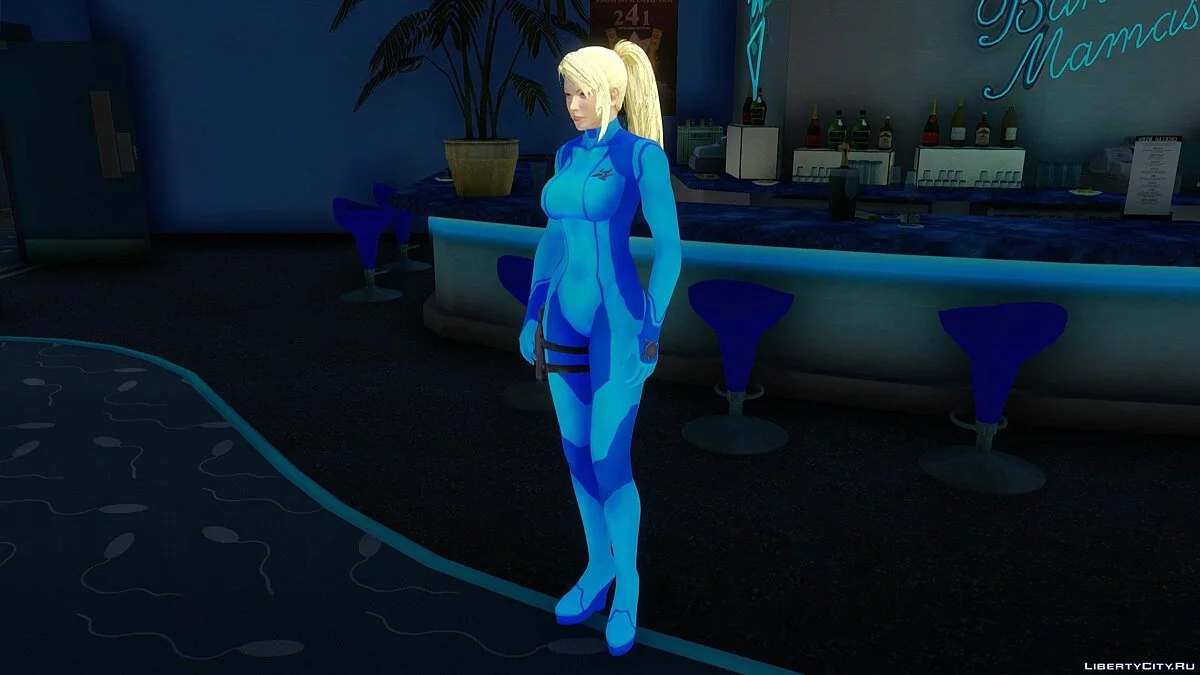 Sarah Samus from Dead or Alive 5 / GTA San Andreas