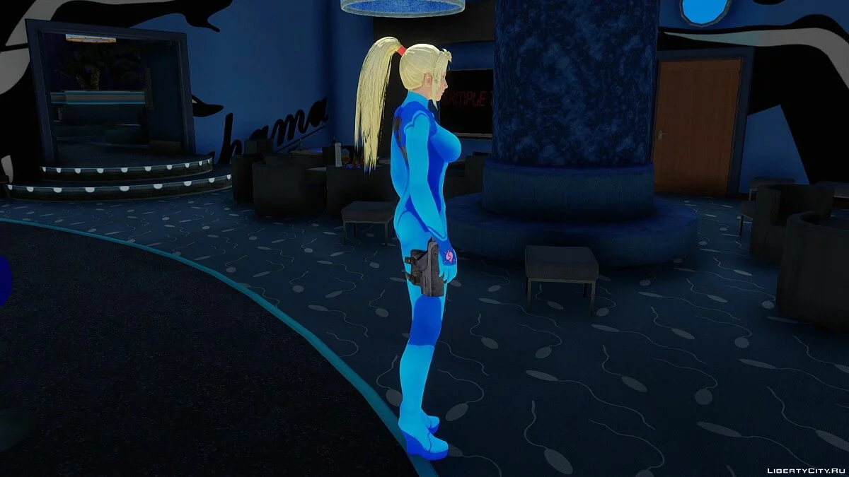 Sarah Samus from Dead or Alive 5 / GTA San Andreas