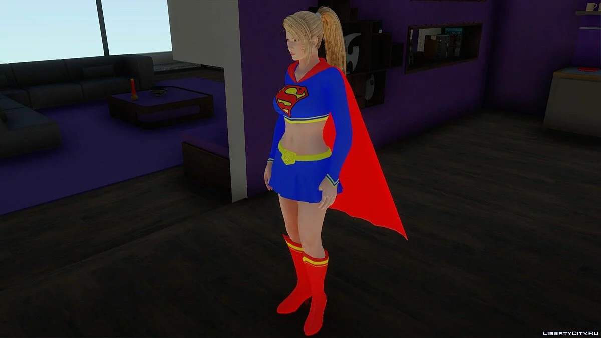 Sarah Supergirl de Dead Or Alive / GTA San Andreas