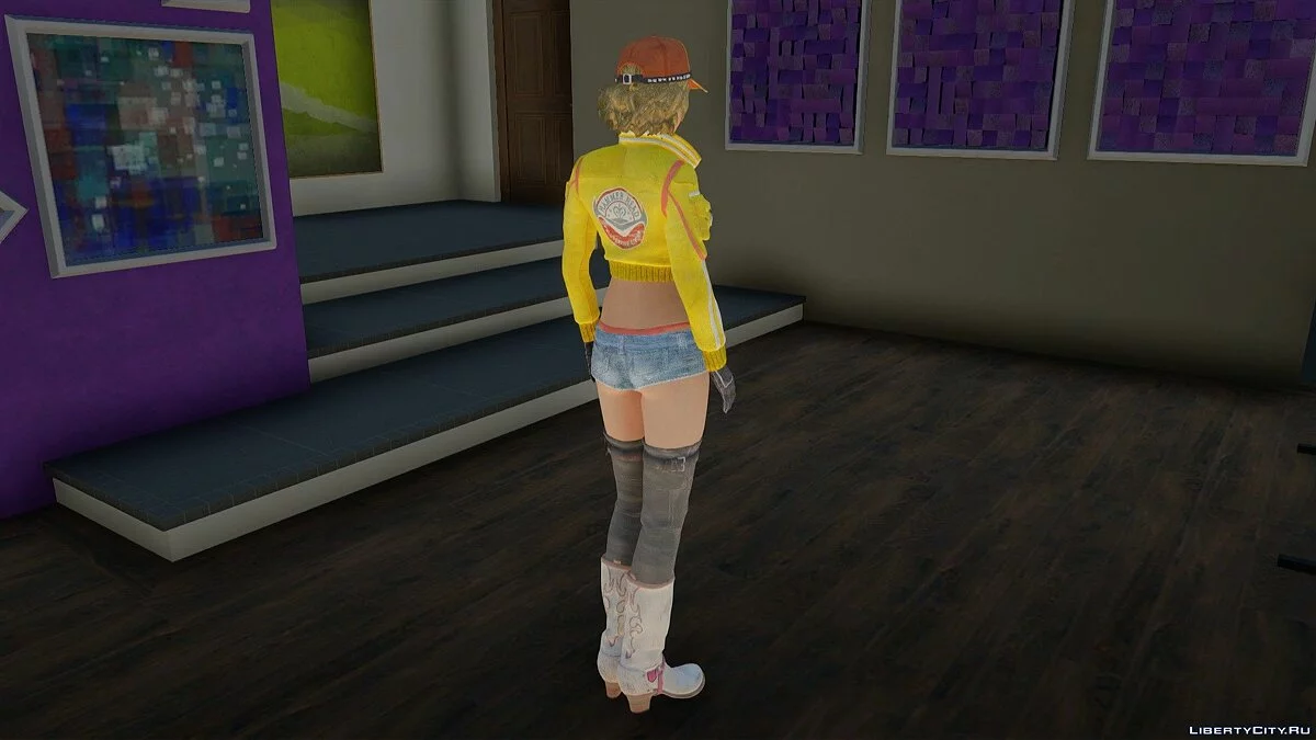 Cindy Aurum de Final Fantasy XV / GTA San Andreas