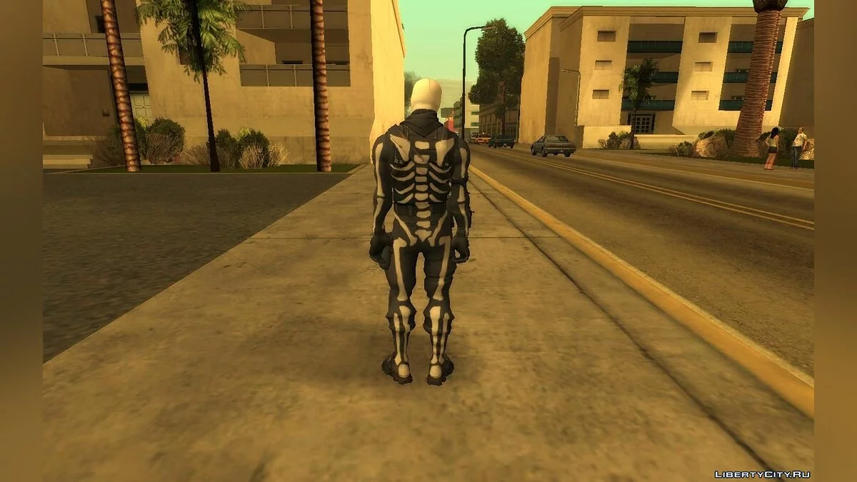 Скелет (Skull Trooper) з гри Фортнайт / GTA San Andreas