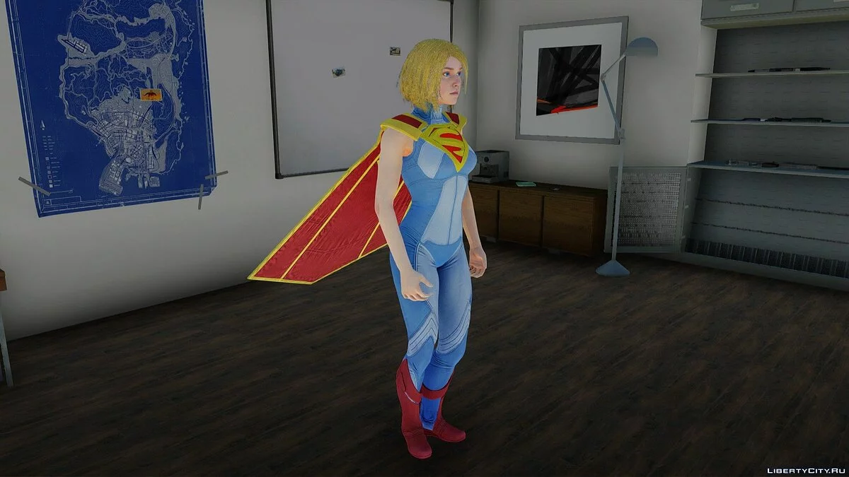 Супергёрл з Injustice 2 / GTA San Andreas