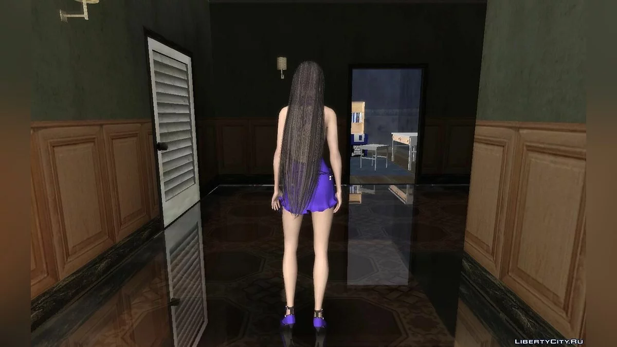 Tifa的紫色裙子来自最终幻想 / GTA San Andreas