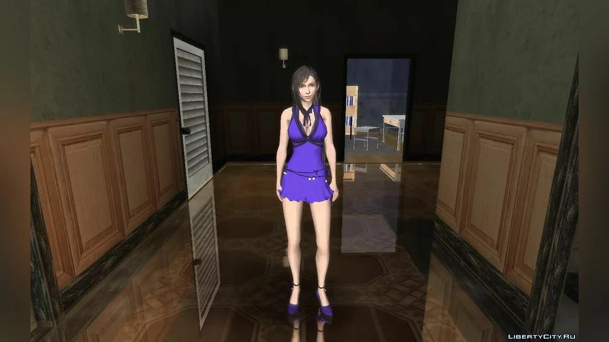 Tifa的紫色裙子来自最终幻想 / GTA San Andreas