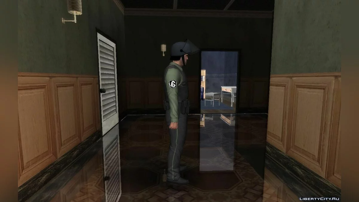 Trevor Philips dalam pakaian Maze Bank Heist / GTA San Andreas