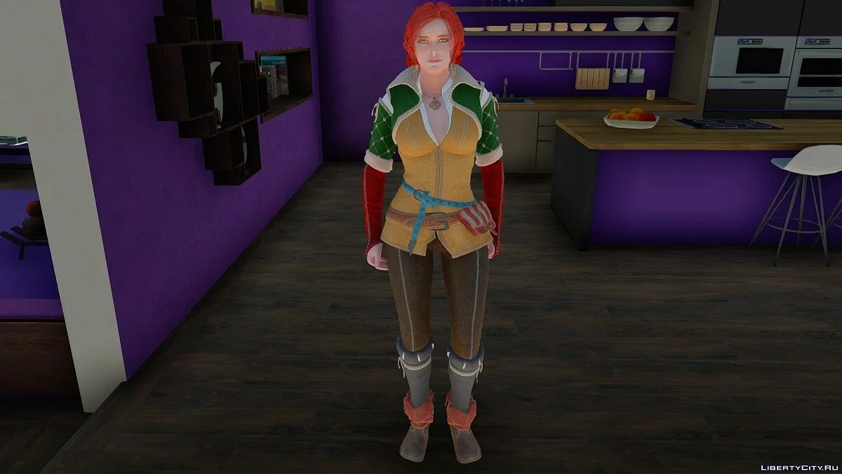 Triss Merigold de The Witcher 3 / GTA San Andreas