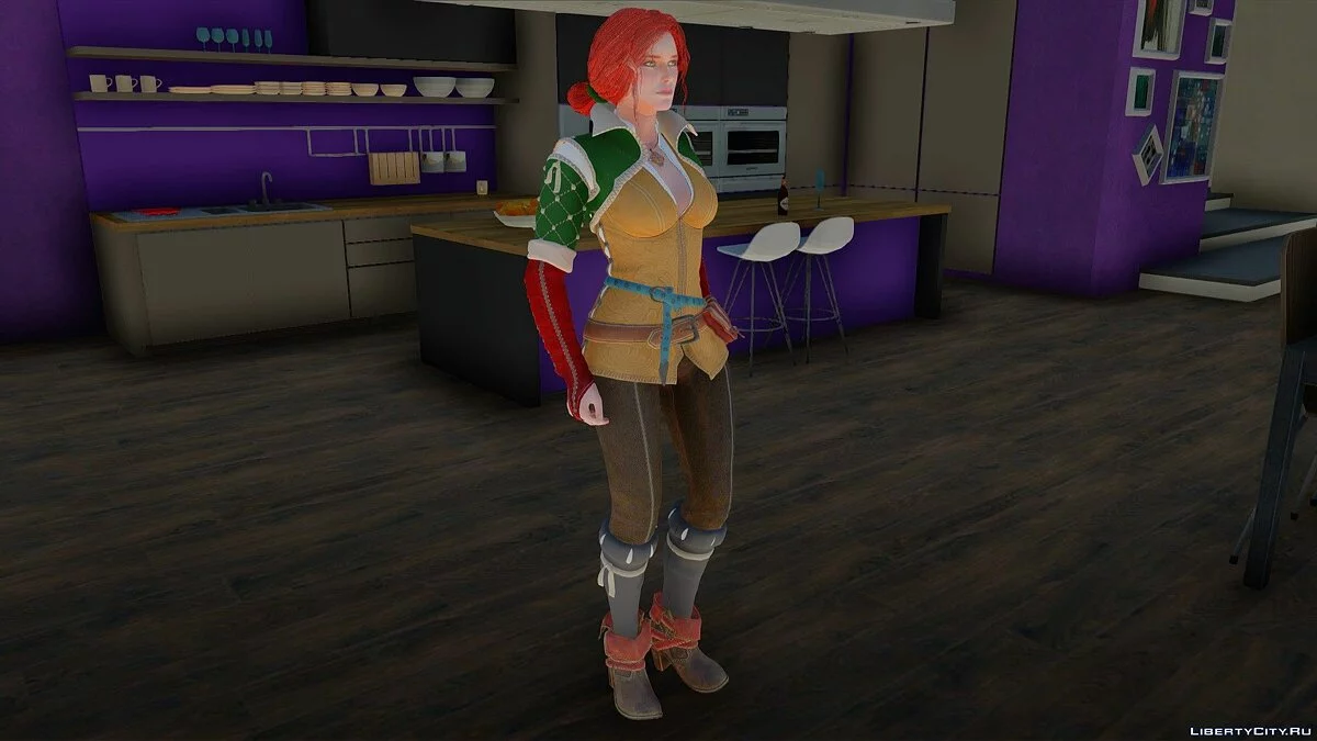 Triss Merigold de The Witcher 3 / GTA San Andreas