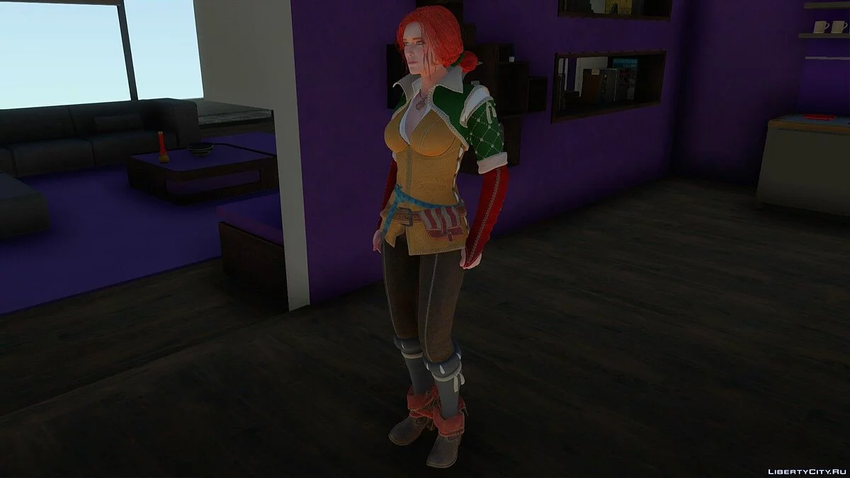 Triss Merigold de The Witcher 3 / GTA San Andreas