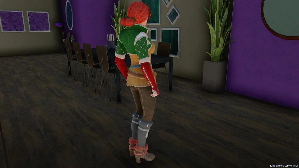 Triss Merigold de The Witcher 3 / GTA San Andreas