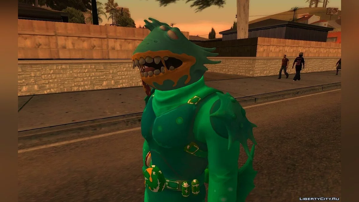 Тритон з гри Фортнайт / GTA San Andreas