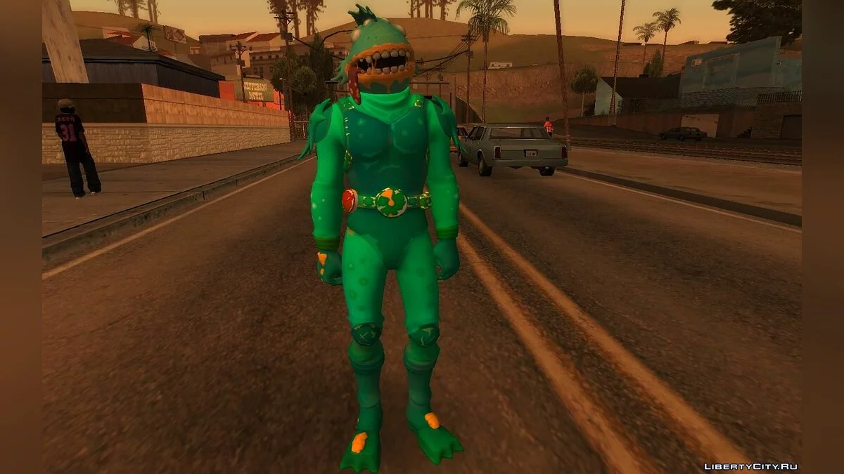 Тритон з гри Фортнайт / GTA San Andreas