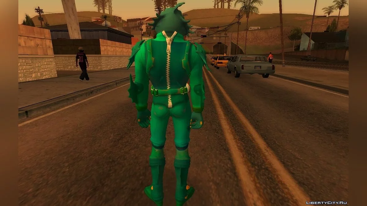 Тритон з гри Фортнайт / GTA San Andreas