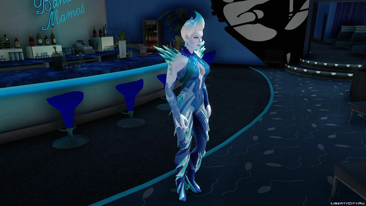 Killer Frost from DC Legends / GTA San Andreas