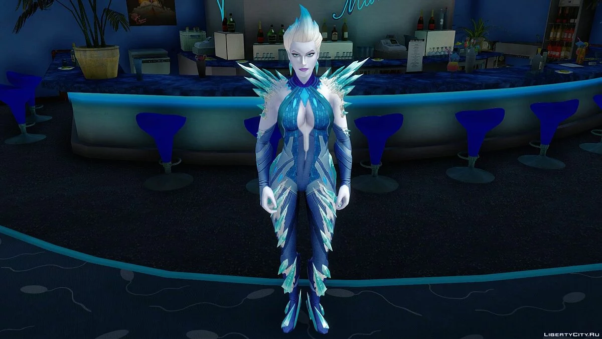 Killer Frost from DC Legends / GTA San Andreas