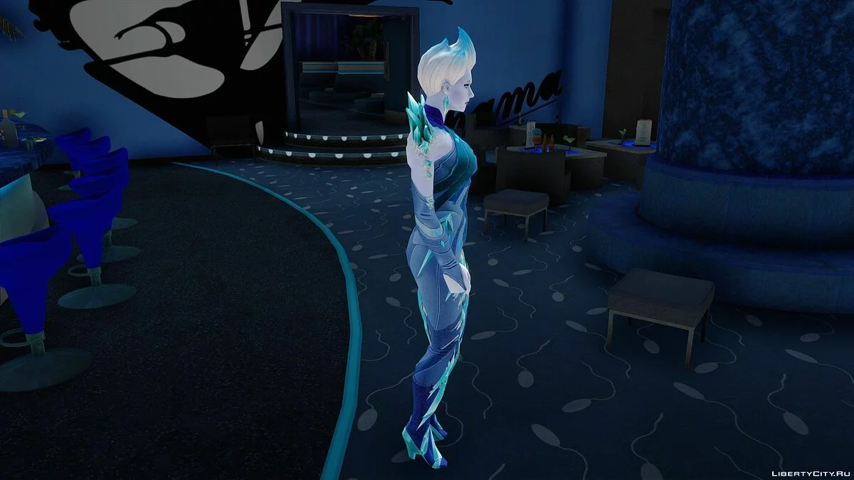 Killer Frost from DC Legends / GTA San Andreas