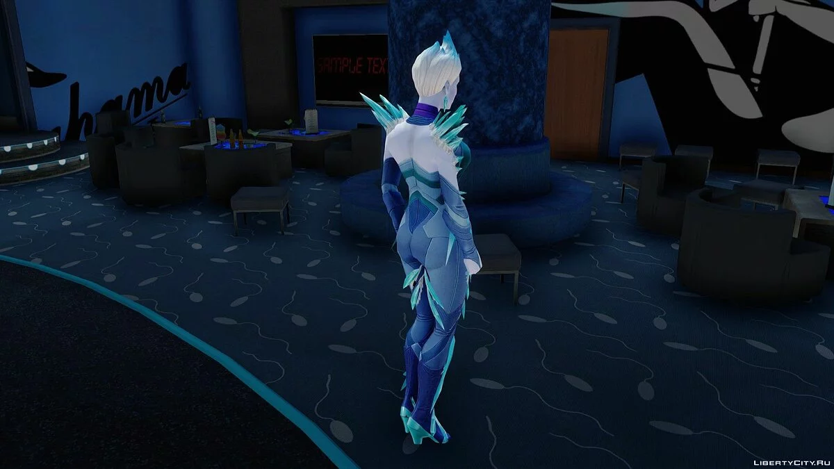 Killer Frost from DC Legends / GTA San Andreas