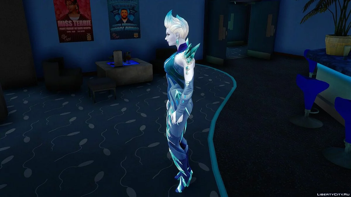 Killer Frost from DC Legends / GTA San Andreas