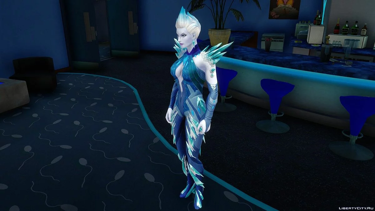 Killer Frost from DC Legends / GTA San Andreas