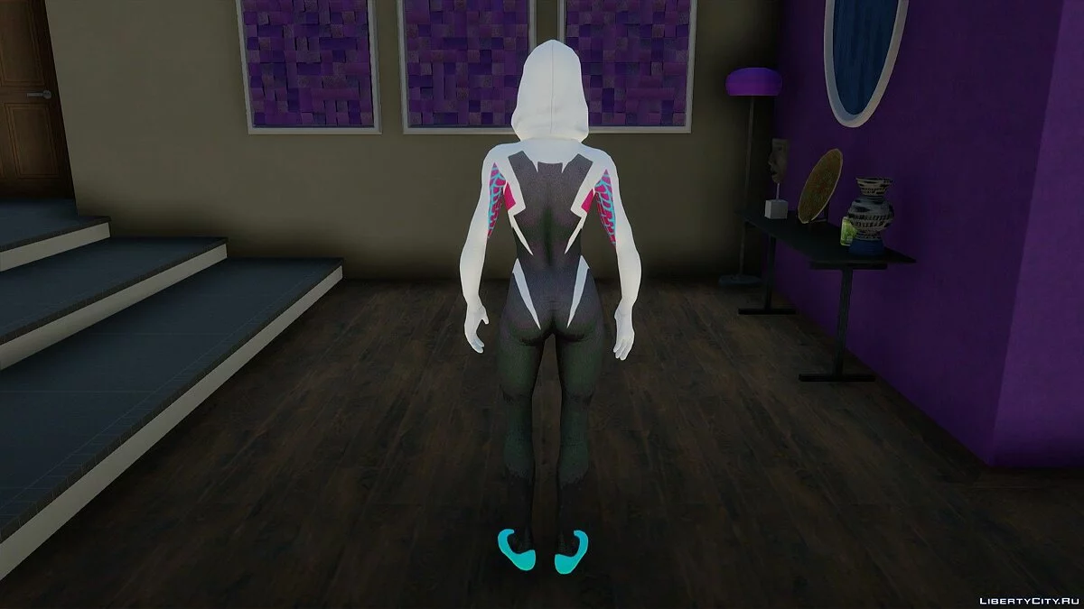 Spider Gwen dari Marvel Heroes / GTA San Andreas