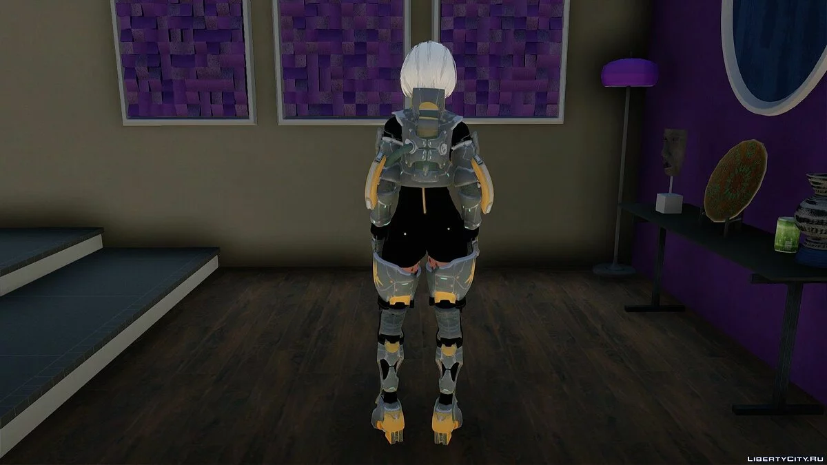 2B из NieR: Automata / GTA San Andreas