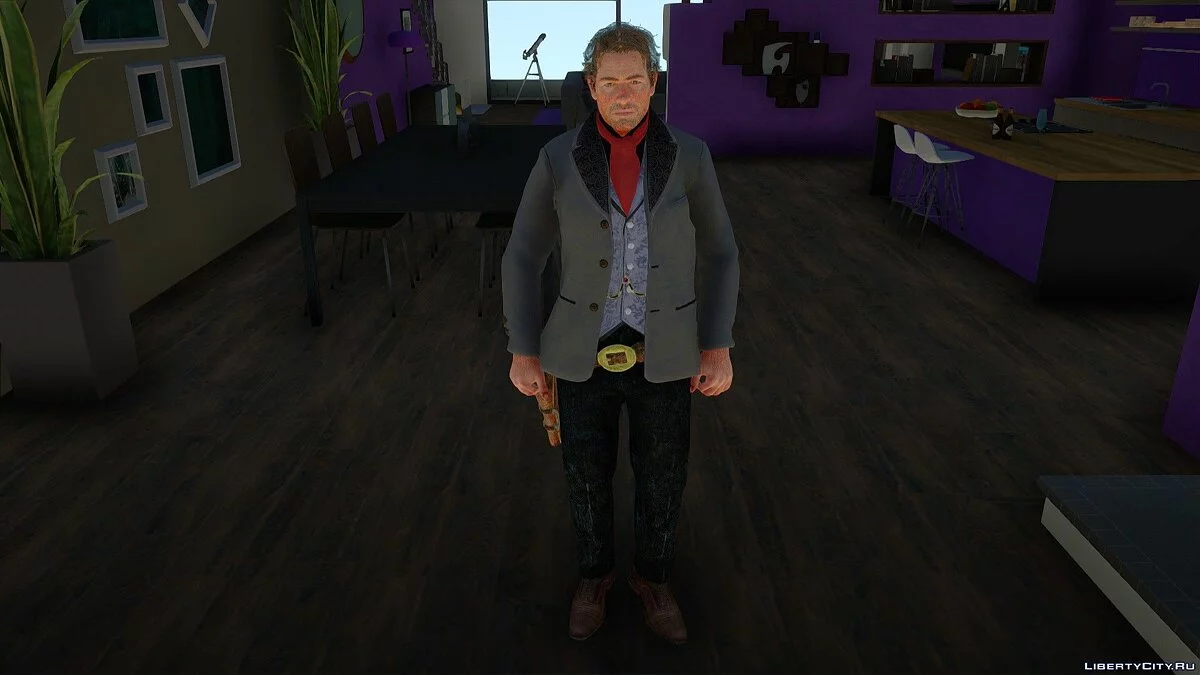 Arthur Morgan de Red Dead Redemption 2 / GTA San Andreas