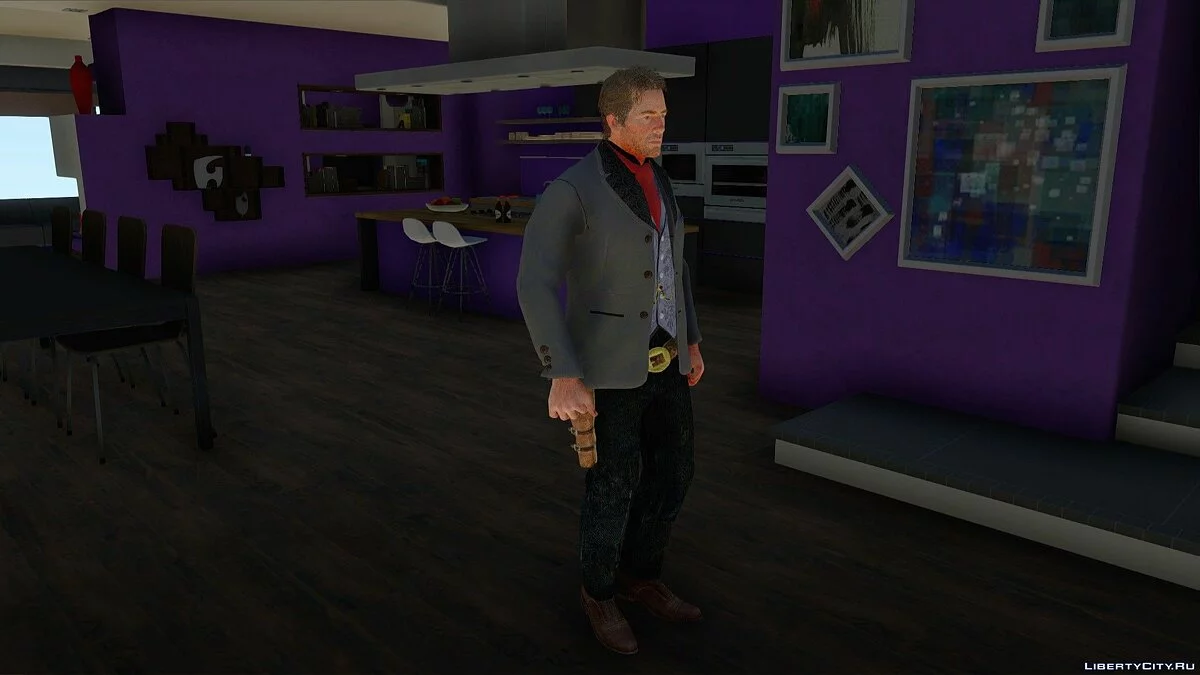 Arthur Morgan de Red Dead Redemption 2 / GTA San Andreas