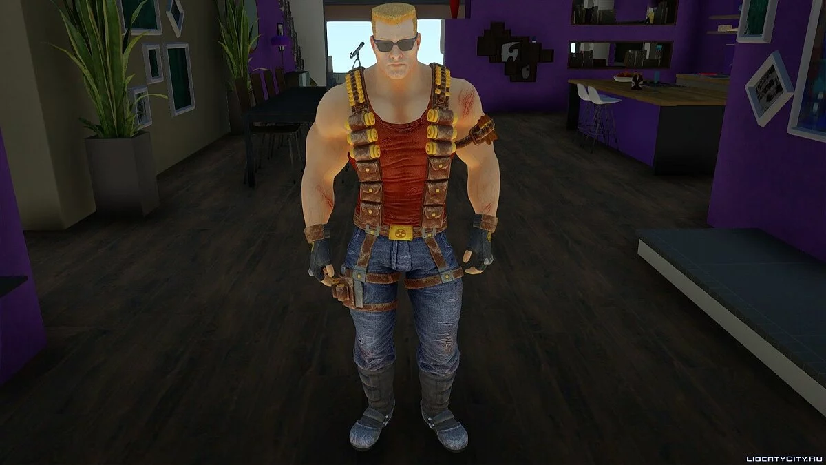Дюк Нюкем з Bombshell / GTA San Andreas