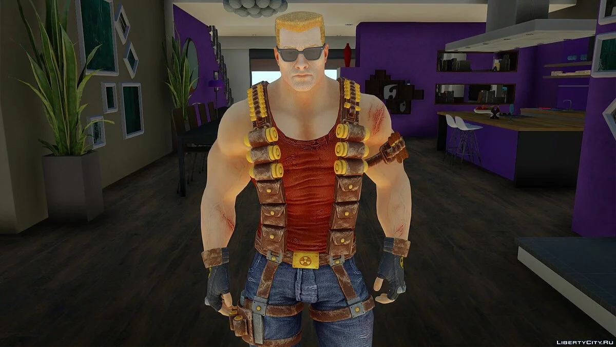 Дюк Нюкем з Bombshell / GTA San Andreas