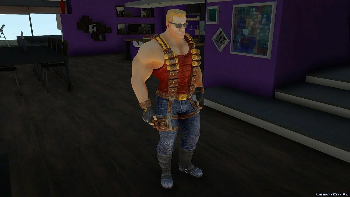 Дюк Нюкем з Bombshell / GTA San Andreas